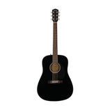 Fender CD-60S Dreadnought Acoustic Guitar, Walnut FB, Black