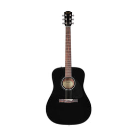 Fender CD-60 Dreadnought V3 Acoustic Guitar w/case, Walnut FB, Black