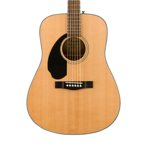Fender CD-60S Dreadnought Left-Handed Acoustic Guitar, Walnut FB, Natural