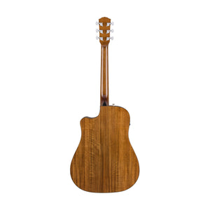 Fender CD-140SCE Dreadnought Acoustic Guitar w/Case, Walnut FB, Natural
