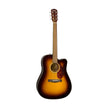 Fender CD-140SCE Dreadnought Acoustic Guitar w/Case, Walnut FB, Sunburst