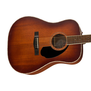 Fender PD-220E Dreadnought Electro Acoustic Guitar, Aged Cognac Burst