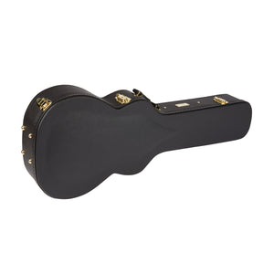 Fender PM-2E Standard Parlor Acoustic Guitar w/Case, Ovangkol FB, Natural