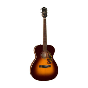 Fender PO-220E Orchestra Electro Acoustic Guitar, 3 Colour Vintage Sunburst