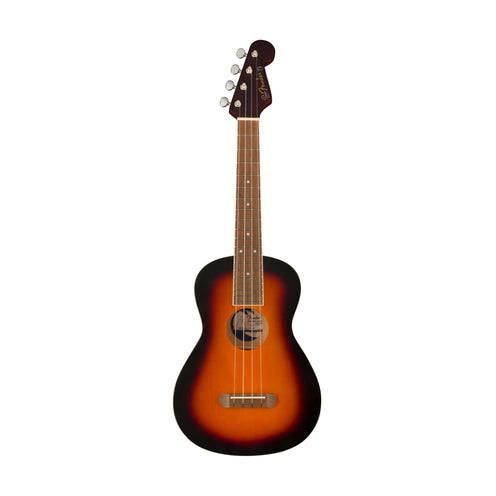 Fender Avalon Tenor Ukulele, Walnut FB, 2-Color Sunburst