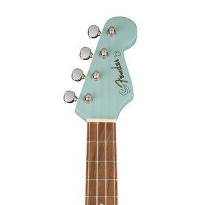 Fender Avalon Tenor Ukulele, Walnut FB, Daphne Blue