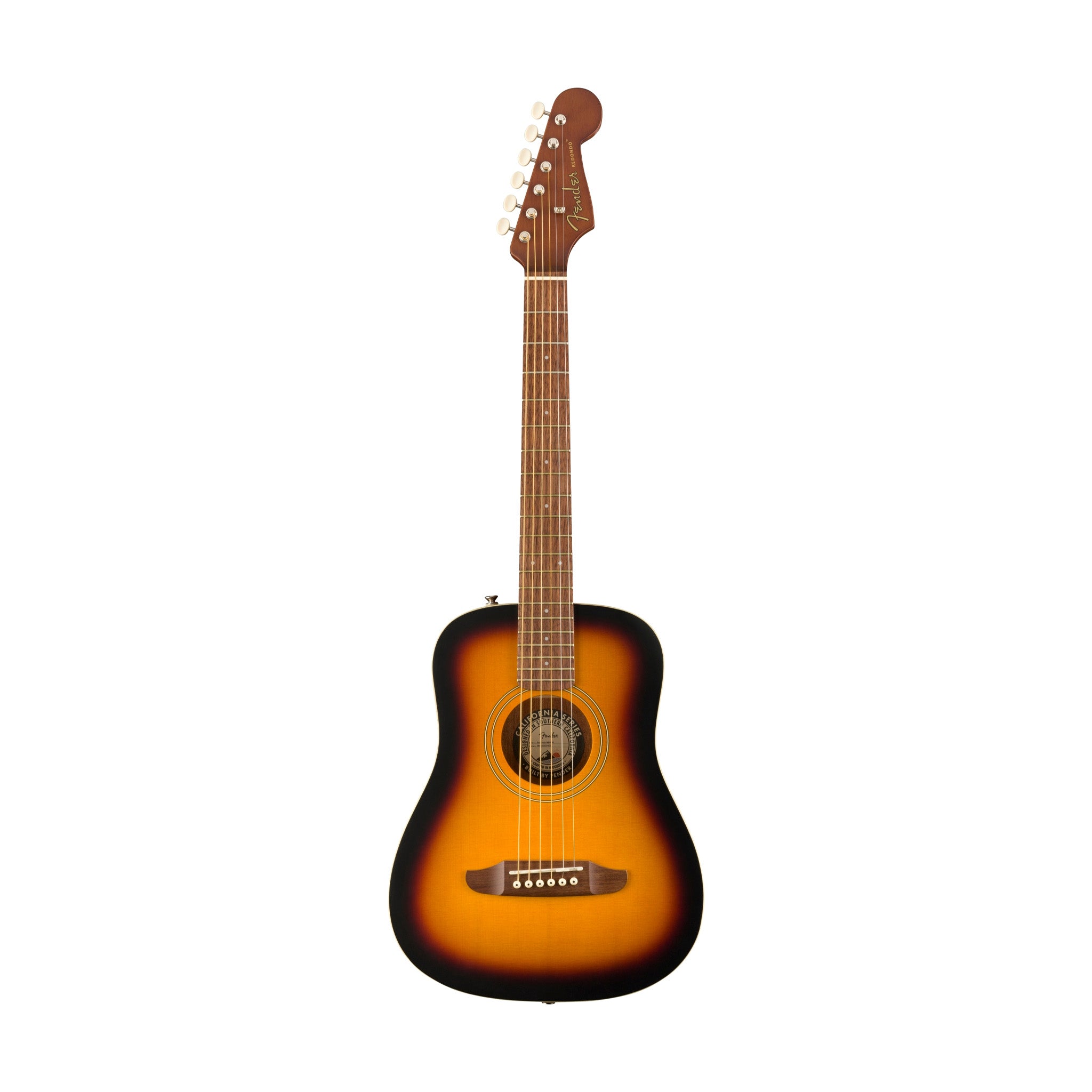 Fender California Redondo Mini Guitar w/Bag, Sunburst