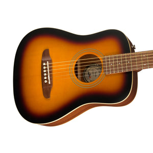Fender California Redondo Mini Guitar w/Bag, Sunburst