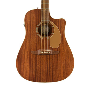 Fender FSR California Redondo Player Acoustic Guitar, Walnut FB, All-Mahogany