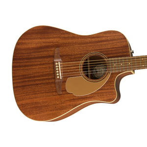 Fender FSR California Redondo Player Acoustic Guitar, Walnut FB, All-Mahogany