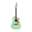 Fender FSR California Redondo Player Acoustic Guitar, Walnut FB, Surf Green