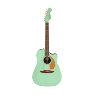 Fender FSR California Redondo Player Acoustic Guitar, Walnut FB, Surf Green