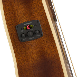 Fender California Newporter Player Medium-Sized Acoustic Guitar, Natural