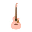 Fender FSR California Newporter Player Medium-Sized Acoustic Guitar, Walnut FB, Shell Pink