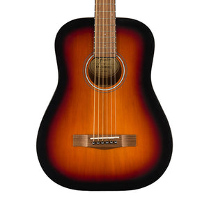 Fender Limited Edition FA-15 3/4 Size Steel String Acoustic Guitar w/ Gig Bag, Sunburst