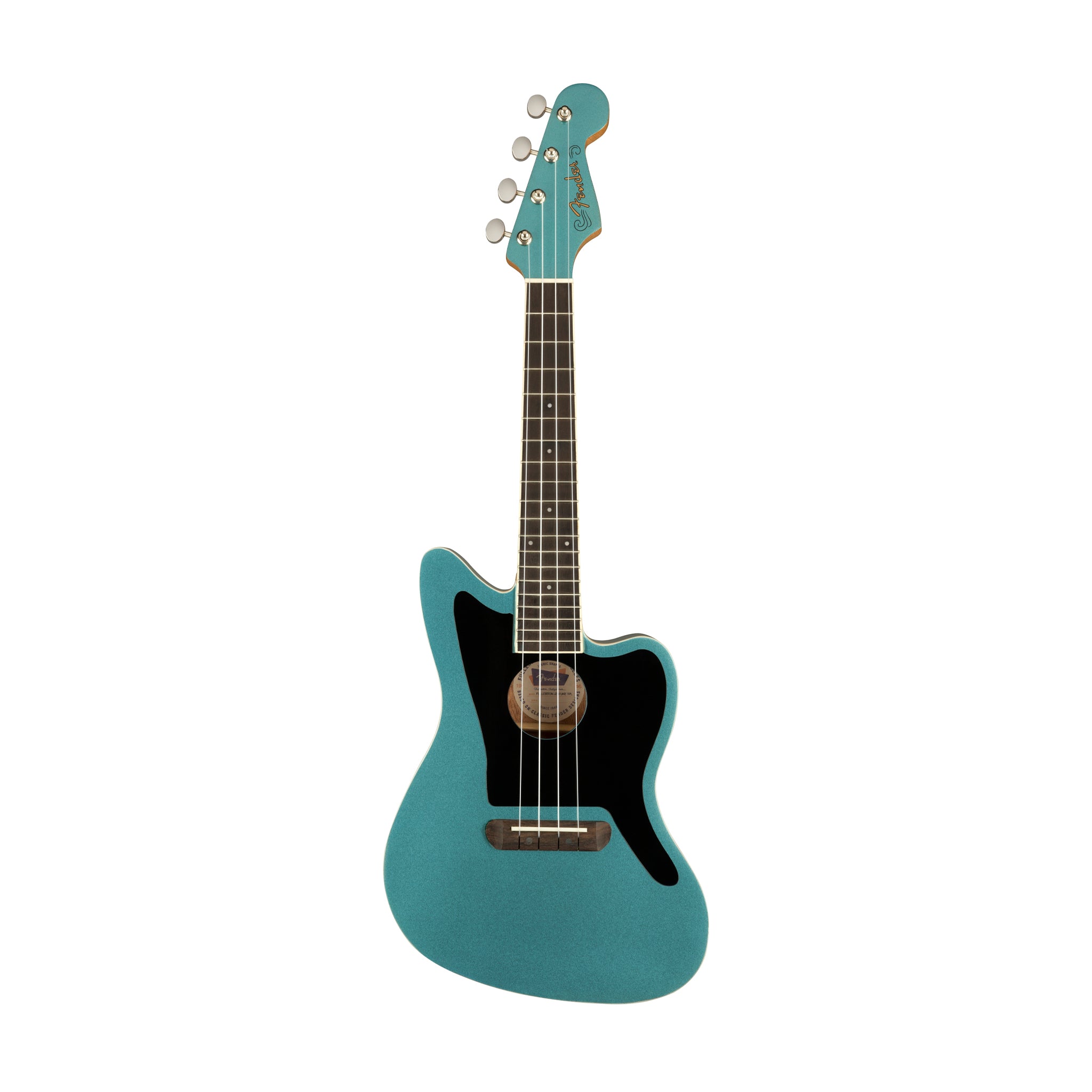 Fender Fullerton Jazzmaster Ukulele, Walnet FB, Tidepool
