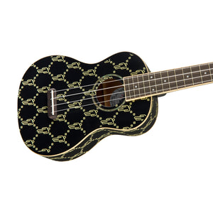 Fender Billie Eilish Signature Concert Ukulele, Walnut FB, Black