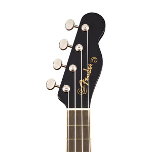 Fender Billie Eilish Signature Concert Ukulele, Walnut FB, Black