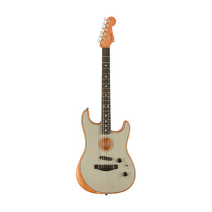 Fender American Acoustasonic Stratocaster w/Bag, Transparent Sonic Blue