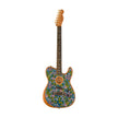 Fender FSR American Acoustasonic Telecaster Acoustic Guitar w/bag, Ebony FB, Blue Flower