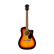 Fender FA-125CE Dreadnought Acoustic Guitar, Walnut FB, Sunburst