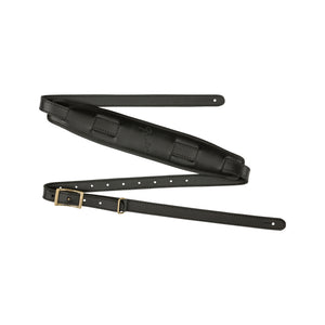 Fender Mustang Saddle Guitar Strap, Black, Long