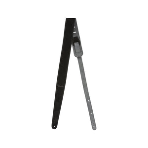 Fender 2inch Reversible Suede Guitar Strap, Black/Gray