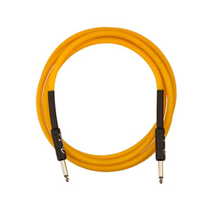 Fender 10 FT Professional Series Glow in the Dark Instrument Cable, Orange