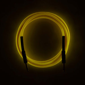 Fender 10 FT Professional Series Glow in the Dark Instrument Cable, Orange