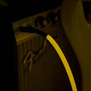 Fender 10 FT Professional Series Glow in the Dark Instrument Cable, Orange