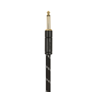 Fender Deluxe Coil Guitar Cable, Black Tweed, 30ft