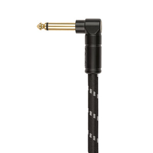 Fender Deluxe Coil Guitar Cable, Black Tweed, 30ft