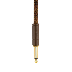 Fender Paramount Acoustic Instrument Cable, 18.6 ft, Brown
