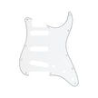 Fender 11-Hole Modern Style Stratocaster Pickguard, SSS, 3-Ply, White