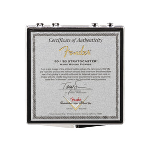 Fender Hand-wound 60/63 Stratocaster Pickup Set
