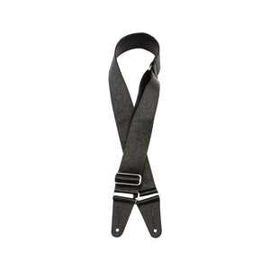 Fender 2inch Tooled Leather Guitar Strap, Black
