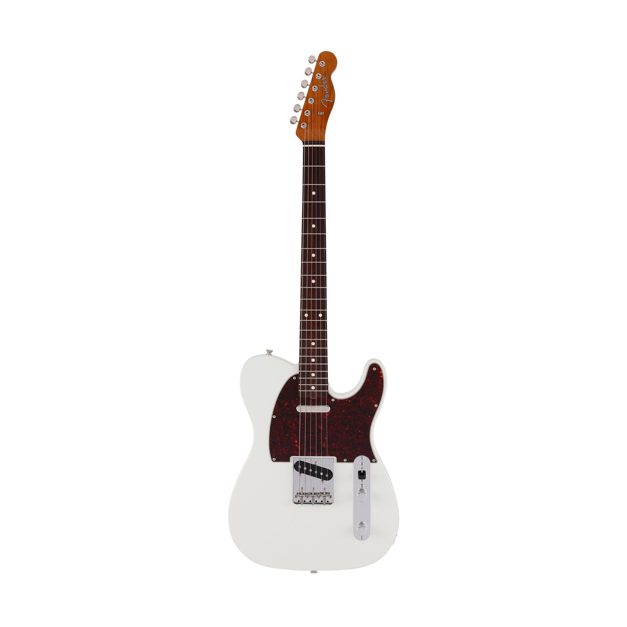Fender Japan Traditional II 60s Telecaster Electric Guitar, Roasted Maple Neck / RW FB, Olympic White