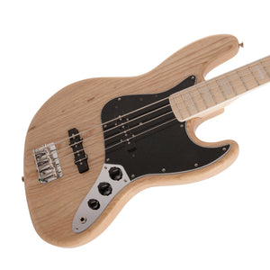 Fender Japan Traditional II 70s Jazz Bass Guitar, Maple FB, Natural