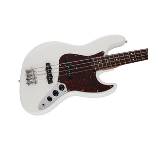 Fender Japan Traditional II 60s Jazz Bass Guitar, Roasted Maple Neck / RW FB, Olympic White