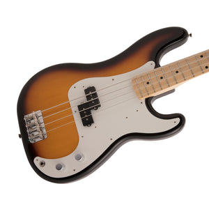 Fender Japan Traditional II 50s Precision Bass Guitar, Maple FB, 2-Tone Sunburst