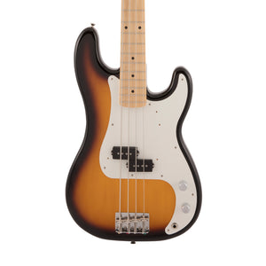 Fender Japan Traditional II 50s Precision Bass Guitar, Maple FB, 2-Tone Sunburst