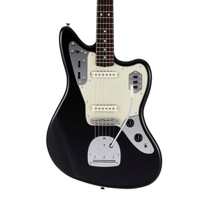 Fender Japan Traditional II 60s Jaguar Electric Guitar, RW FB, Black