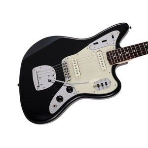 Fender Japan Traditional II 60s Jaguar Electric Guitar, RW FB, Black