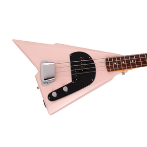 Fender Hama Okamoto Signature Katana Bass Guitar, Shell Pink