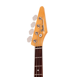 Fender Hama Okamoto Signature Katana Bass Guitar, Shell Pink