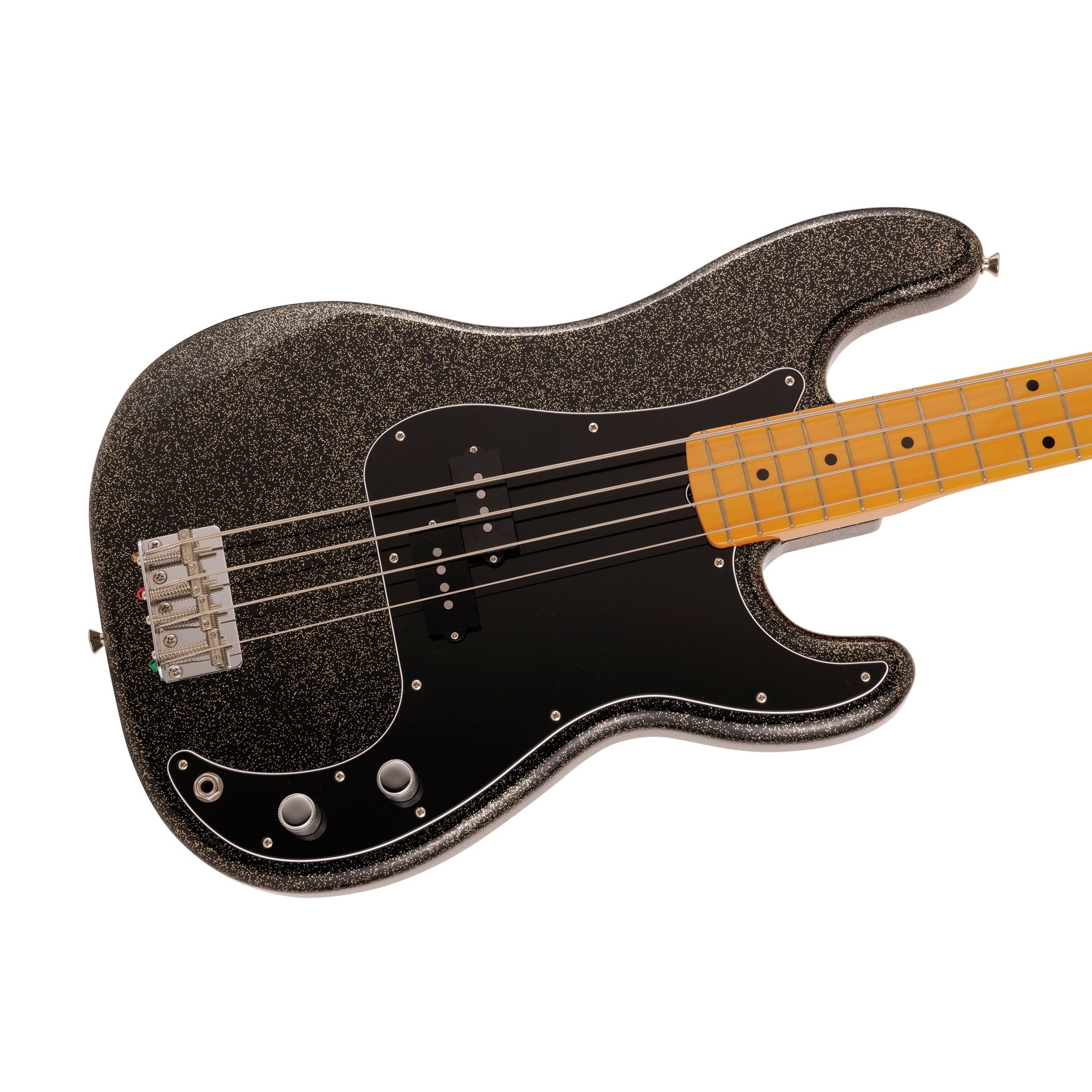 Fender J Signature Precision Bass Electric Guitar, Maple FB, Black