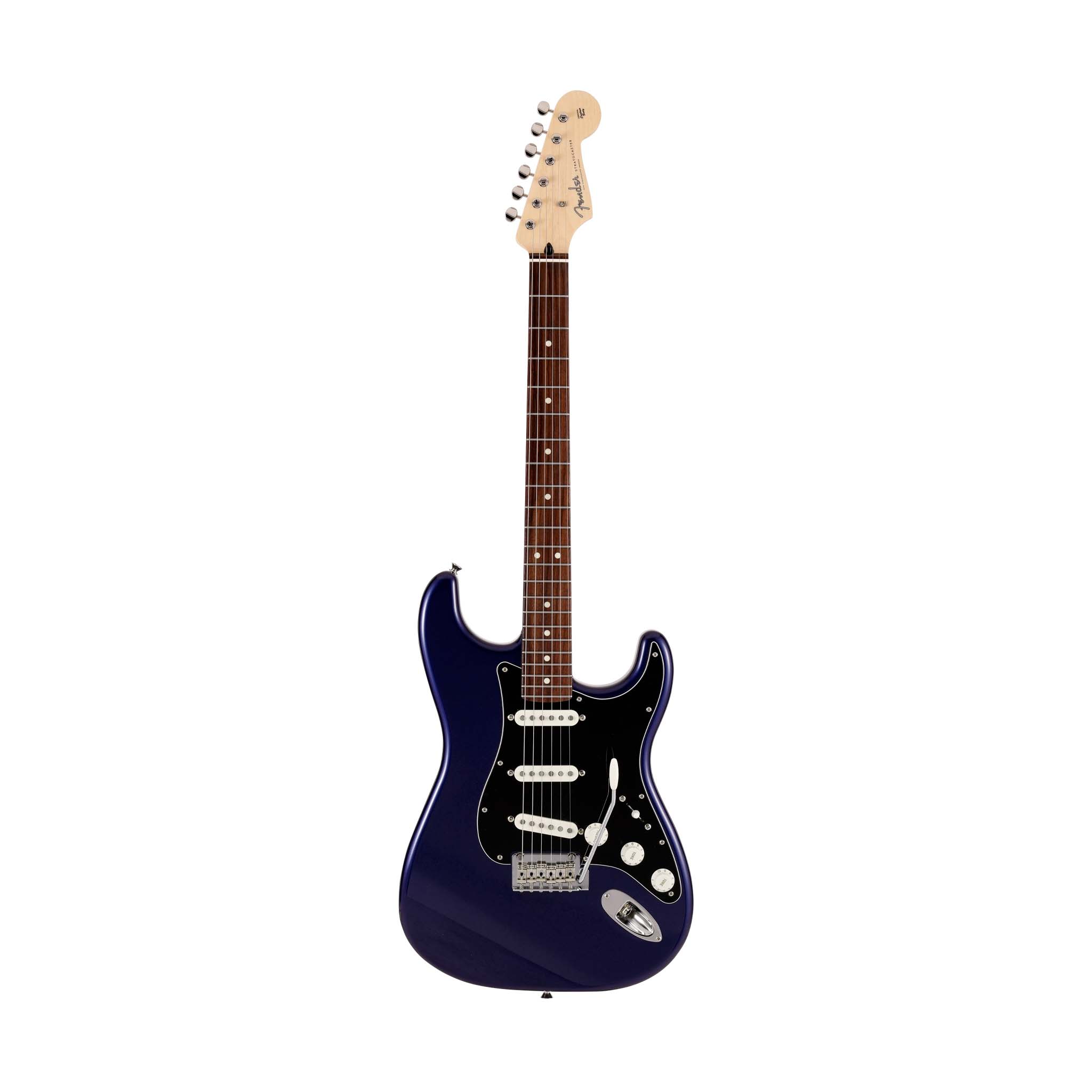 Fender Japan Hybrid II Stratocaster Electric Guitar, RW FB, Azure Metallic