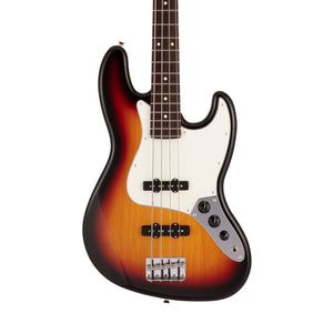 Fender Japan Hybrid II Jazz Bass Guitar, RW FB, 3-Color Sunburst