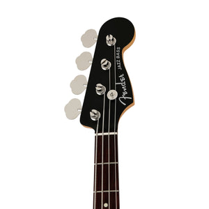Fender Japan Elemental Jazz Bass HH Guitar, RW FB, Stone Black