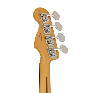 Fender Japan Elemental Jazz Bass HH Guitar, RW FB, Stone Black